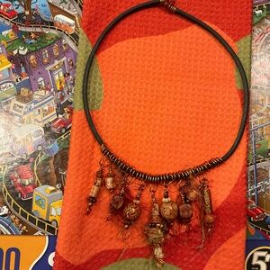 Tribal art necklace